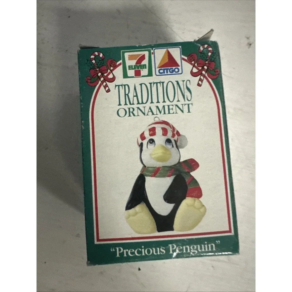 1993 7-Eleven Citgo Traditions Ornament Mixed‎ Lot Of 4 Ornament Lot New